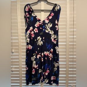 Spense Shapeless Tropical Dress, Size L